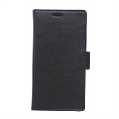 Crazy Horse Leather Wallet til iPhone XR - Black