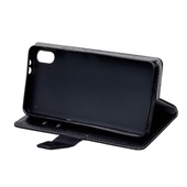 Crazy Horse Leather Wallet til iPhone XR - Black