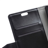 Crazy Horse Leather Wallet til iPhone XR - Black