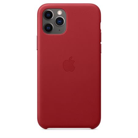 Apple iPhone 11 Pro Max Leather Case - (PRODUCT)RED