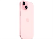 Pink iPhone 15 fra siden