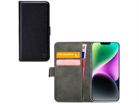 Mobilize Classic Gelly Wallet Book Case Apple iPhone 14 Plus - Black