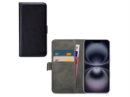 Mobilize Classic Gelly Wallet Book Case Apple iPhone 16 Black