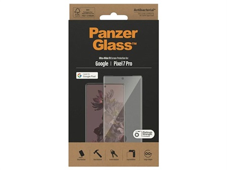 PanzerGlass Screen Protector Google Pixel 7 Pro FP | Ultra-Wide Fit