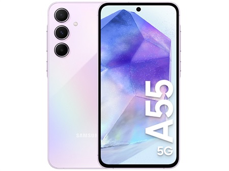 Samsung Galaxy A55 i lilla