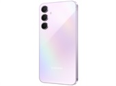 Samsung A55 256GB 5G Awesome Lilac fra siden bagfra